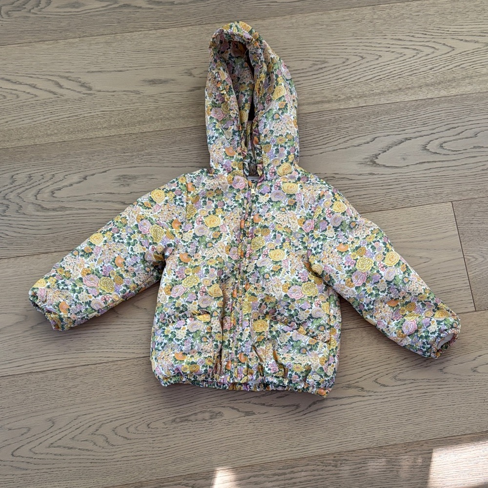 Tartine et Chocolat Floral Puffer Jacket